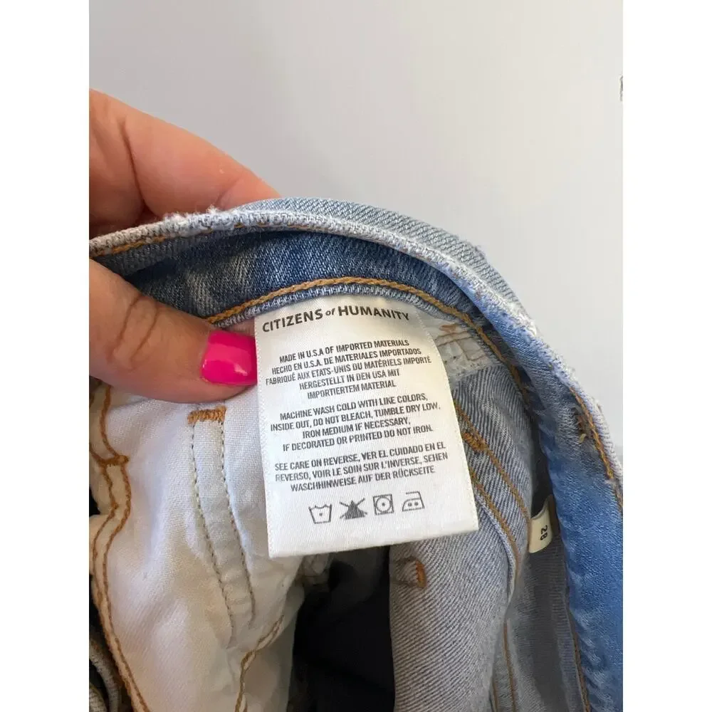 NEW Citizens of Humanity Emerson High Waist Slim Boyfriend Jeans Size: 28